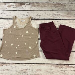 KN Karen Neuburger Women‎ Sweat Pants Size Large Sleepwear And Shirt Size XL